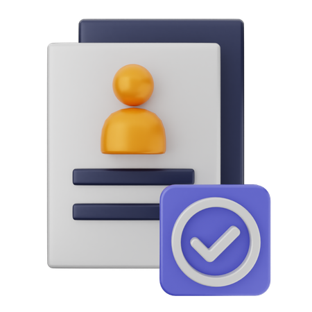 File Verification  3D Icon