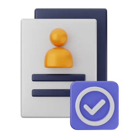 File Verification  3D Icon