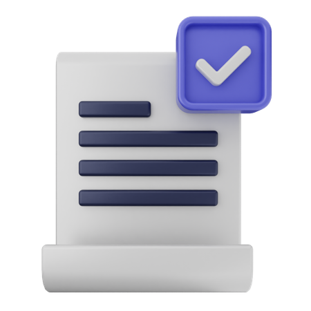 File Verification  3D Icon