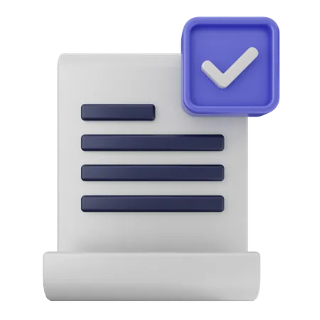 File Verification  3D Icon