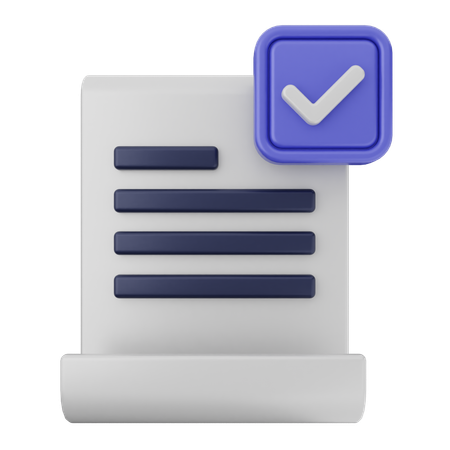 File Verification  3D Icon