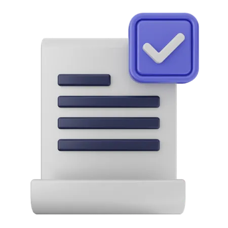 File Verification  3D Icon