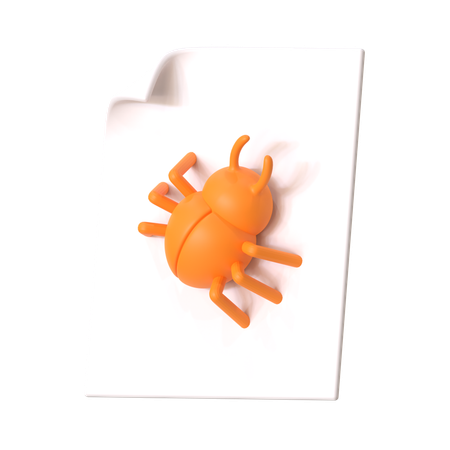 File Virus  3D Icon