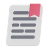 File With Bookmark