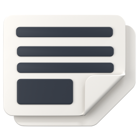 File With Landscape File Sign  3D Icon