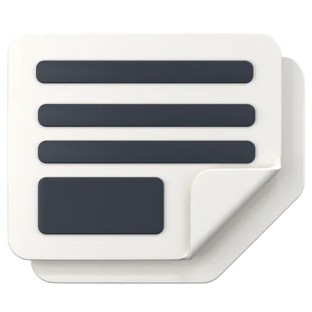 File With Landscape File Sign  3D Icon