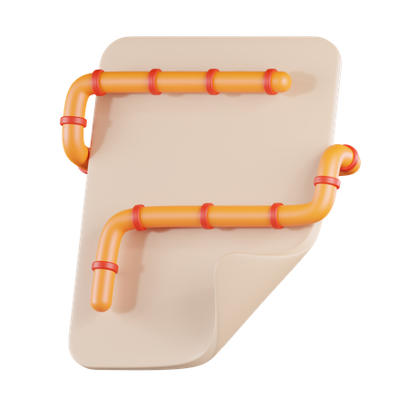 File Worm  3D Icon
