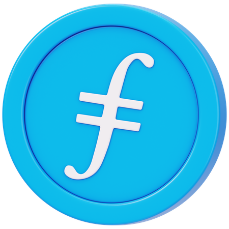 파일코인(FIL)  3D Icon