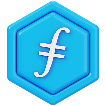Filecoin Fil  3D Icon