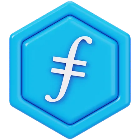 Filecoin Fil  3D Icon