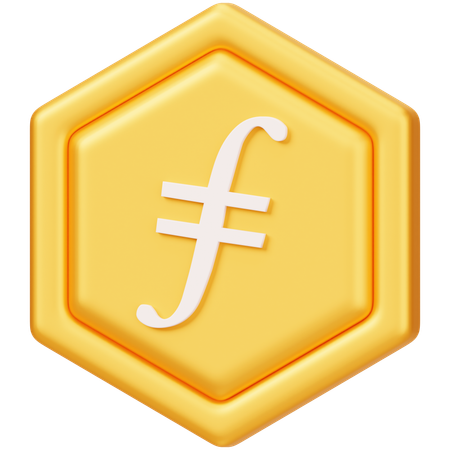 Filecoin (FIL)  3D Icon