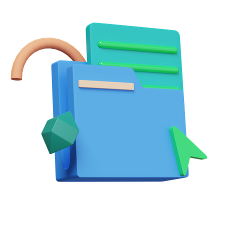 Files  3D Icon