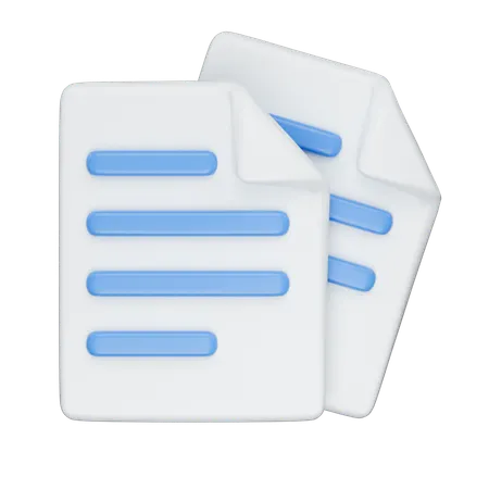 파일  3D Icon