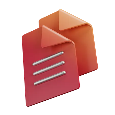 파일  3D Icon