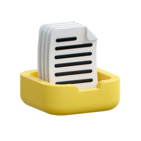 파일  3D Icon