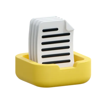 파일  3D Icon