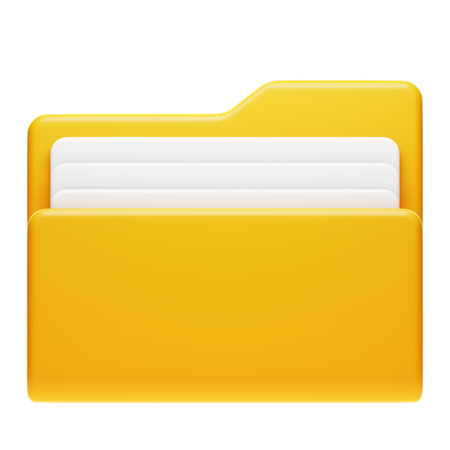 파일  3D Icon