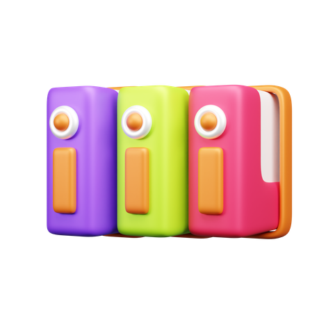 Files  3D Icon