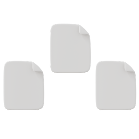 Files  3D Icon