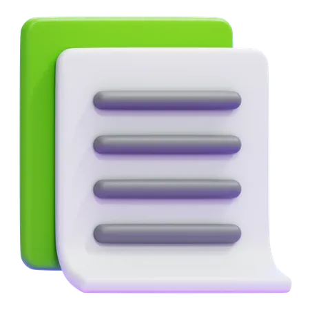 FILES  3D Icon