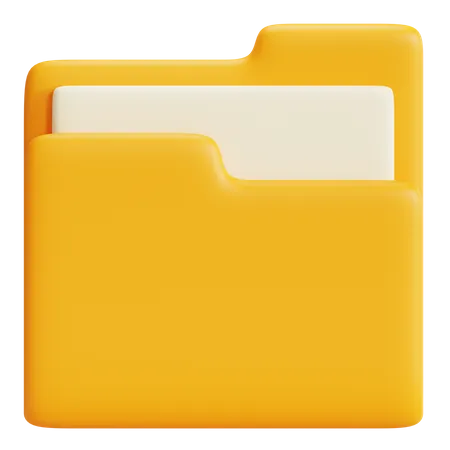 Files  3D Icon