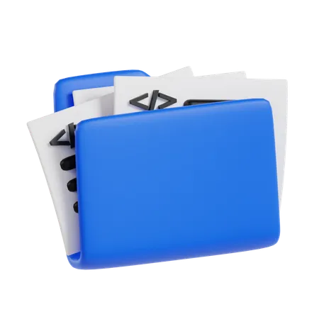 Files  3D Icon