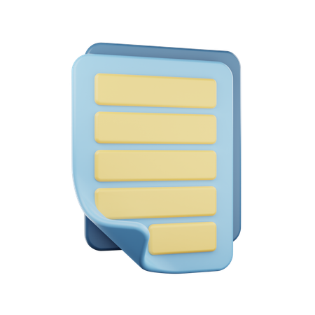 Files  3D Icon