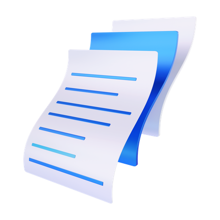 Files  3D Icon