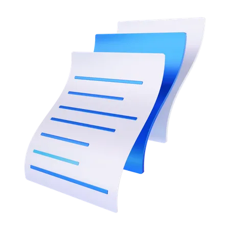 Files  3D Icon