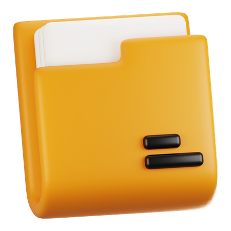 Files  3D Icon