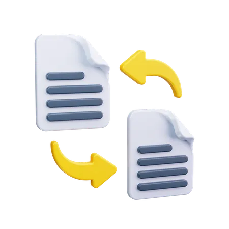 Files  3D Icon