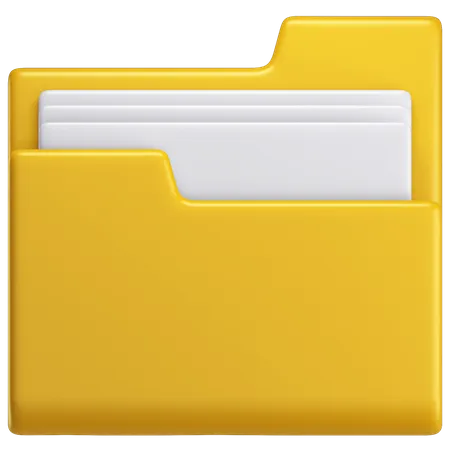 Files  3D Icon