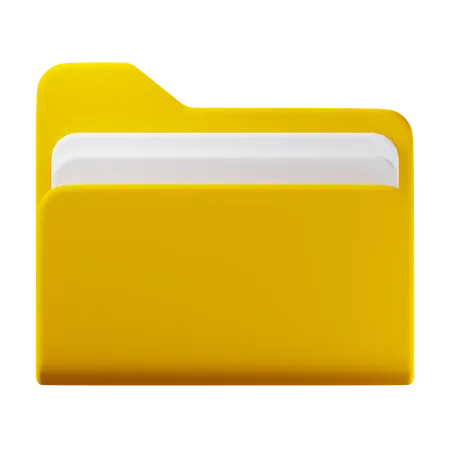 Files  3D Icon