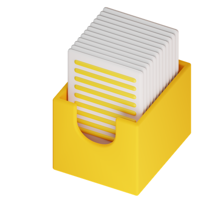 Files  3D Icon