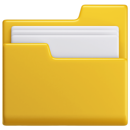 Files  3D Icon