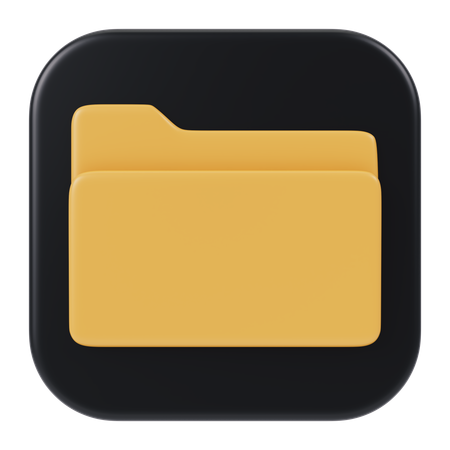 Files App  3D Icon