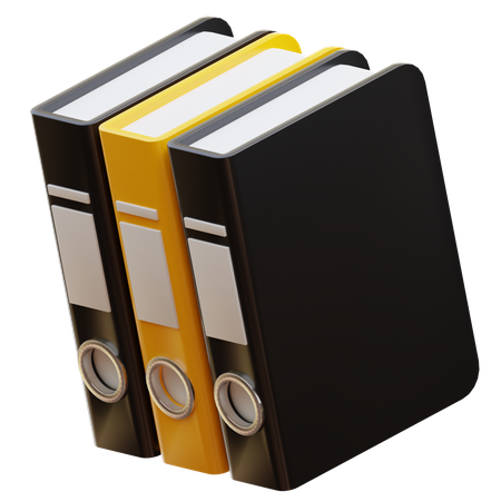 Files Binder  3D Illustration