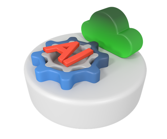 Files hosted on Cloud  3D Icon