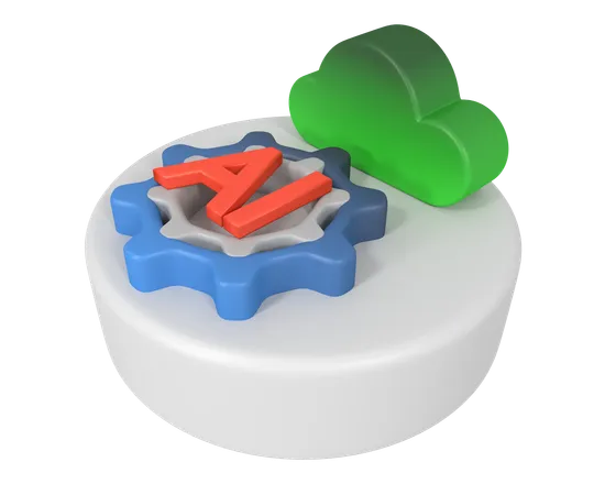 Files hosted on Cloud  3D Icon