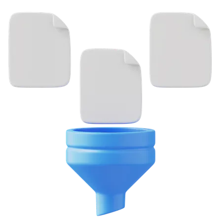 파일 정렬  3D Icon