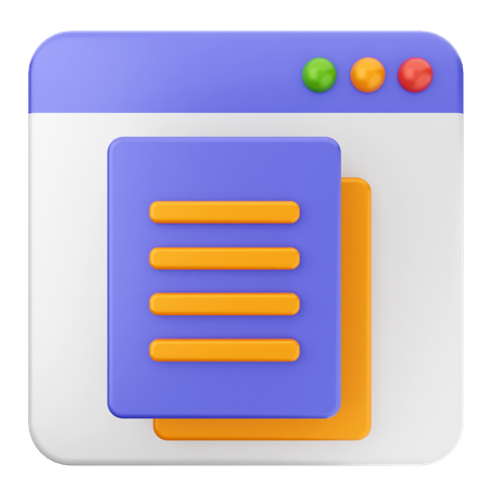 ファイルのウェブサイト  3D Icon
