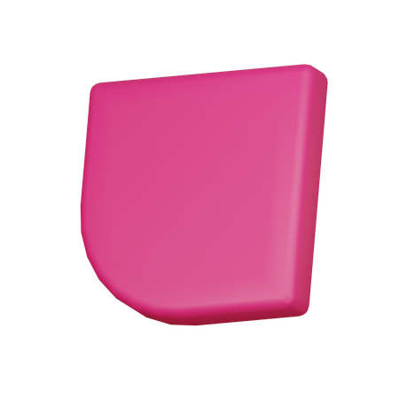 Filet Quadrat abstrakte Form  3D Icon