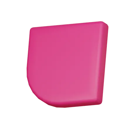 Filet Quadrat abstrakte Form  3D Icon