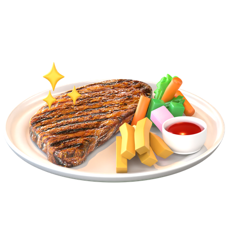 Bife  3D Icon