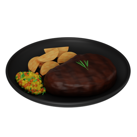 Bife  3D Icon