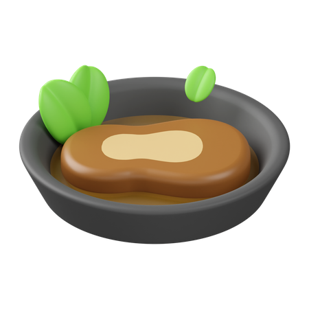 Carne de bistec  3D Icon