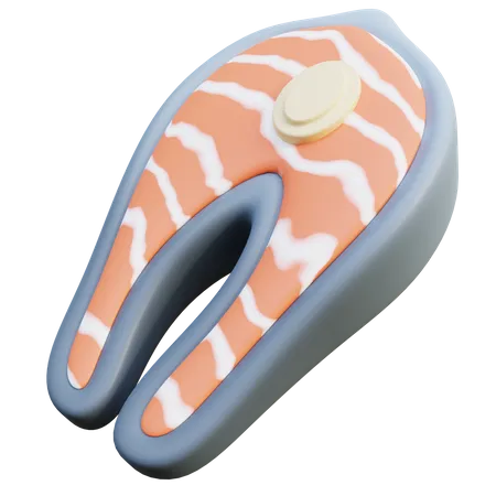 Filete de salmón  3D Icon