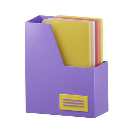 Filing Box  3D Icon