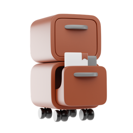 Filing Cabinet  3D Icon