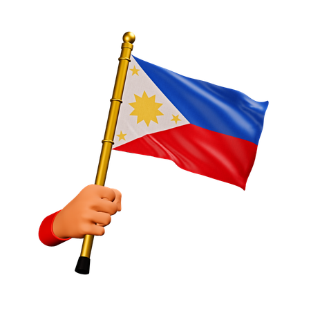 Bandeira das filipinas  3D Icon